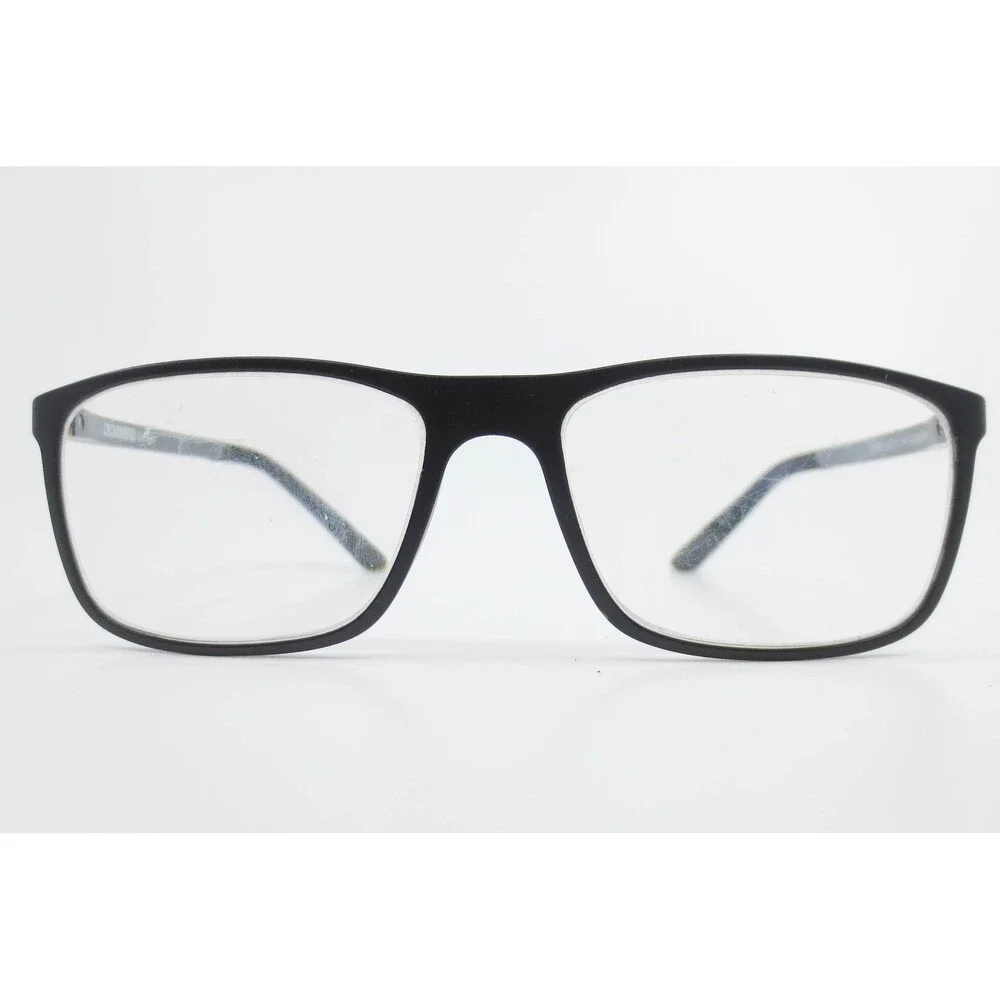 Ultem A7017 Eyeglasses Matte Black Gray Rectangular Frames 56-16-140 Mens Womens